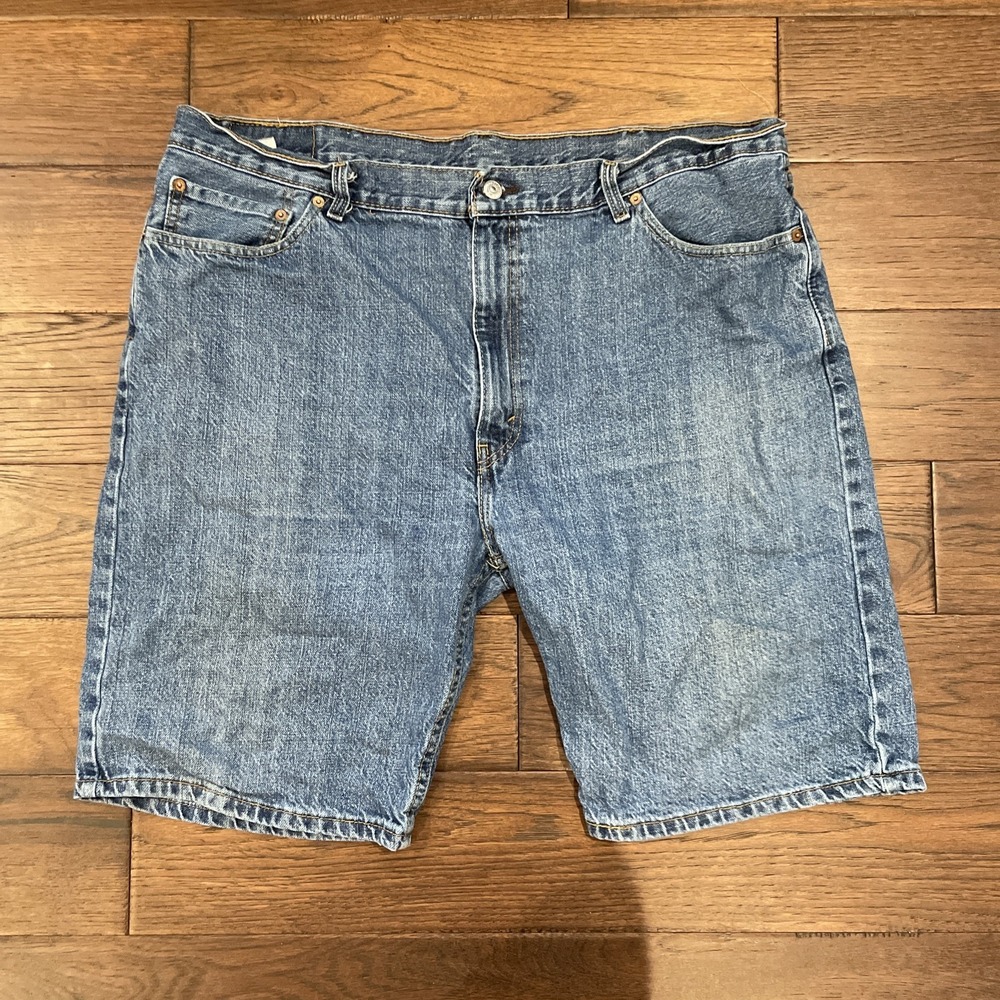 Levi's‎ 505 Men's Jean Shorts, Regular Fit, 5-Pocket, Cotton Denim Blue W42
